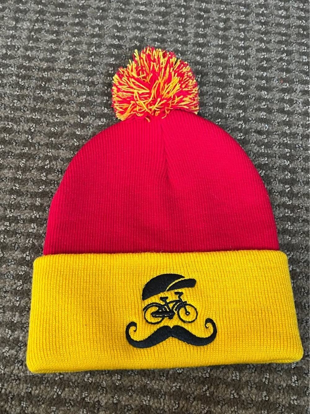 🚲❤️💛HandleBar SLC beanie. Biking. OSFM. EUC!💛❤️🚲